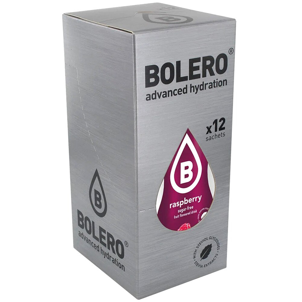 Napój w proszku Bolero Raspberry ze stewią 9 g - 12 szt.