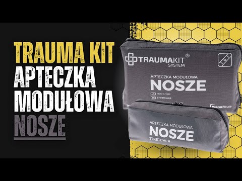 Apteczka modułowa AedMax Trauma Kit Nosze - Zielona
