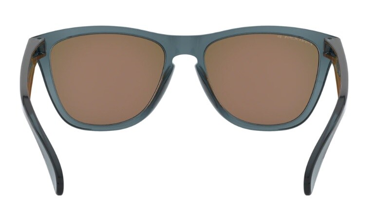Okulary przeciwsłoneczne Oakley Frogskins Crystal Black Prizm Sapphire Polarized