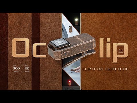 Latarka akumulatorowa Olight Oclip OD Green - 300 lumenów