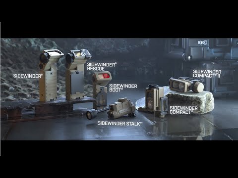 Latarka na hełm Streamlight Sidewinder Stalk Helmet Clips E-Mount Coyote - 76 lumenów