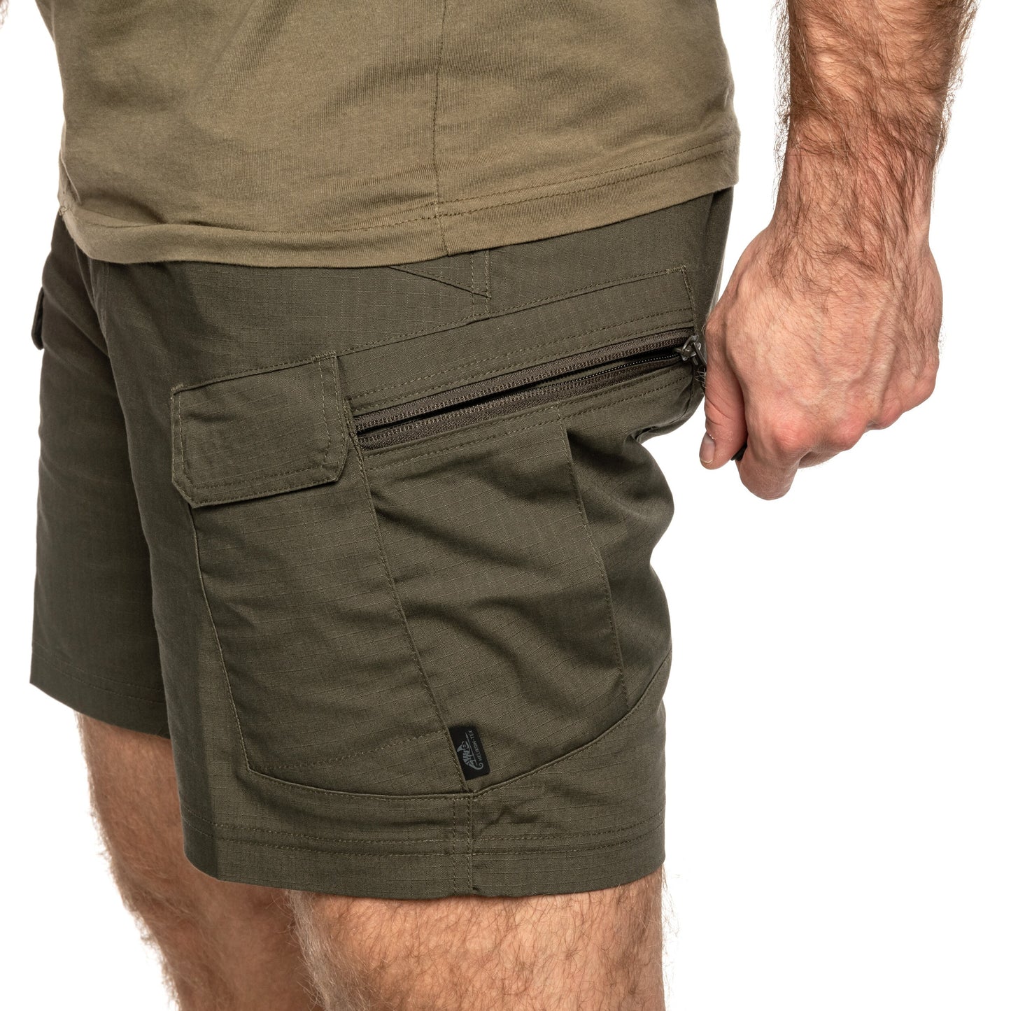 Szorty Helikon UTS PolyCotton Stretch Rip-Stop 6" - Taiga Green