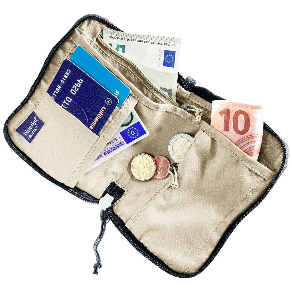 Portfel Deuter ZIP Wallet - Black/Desert