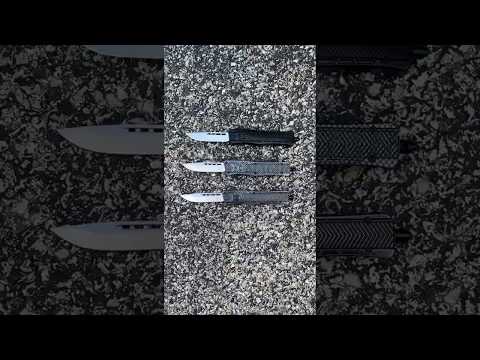 Nóż Sprężynowy Cobratec OTF Medium CTK-1 Drop-Point Serrated - Blue Cobra Skin