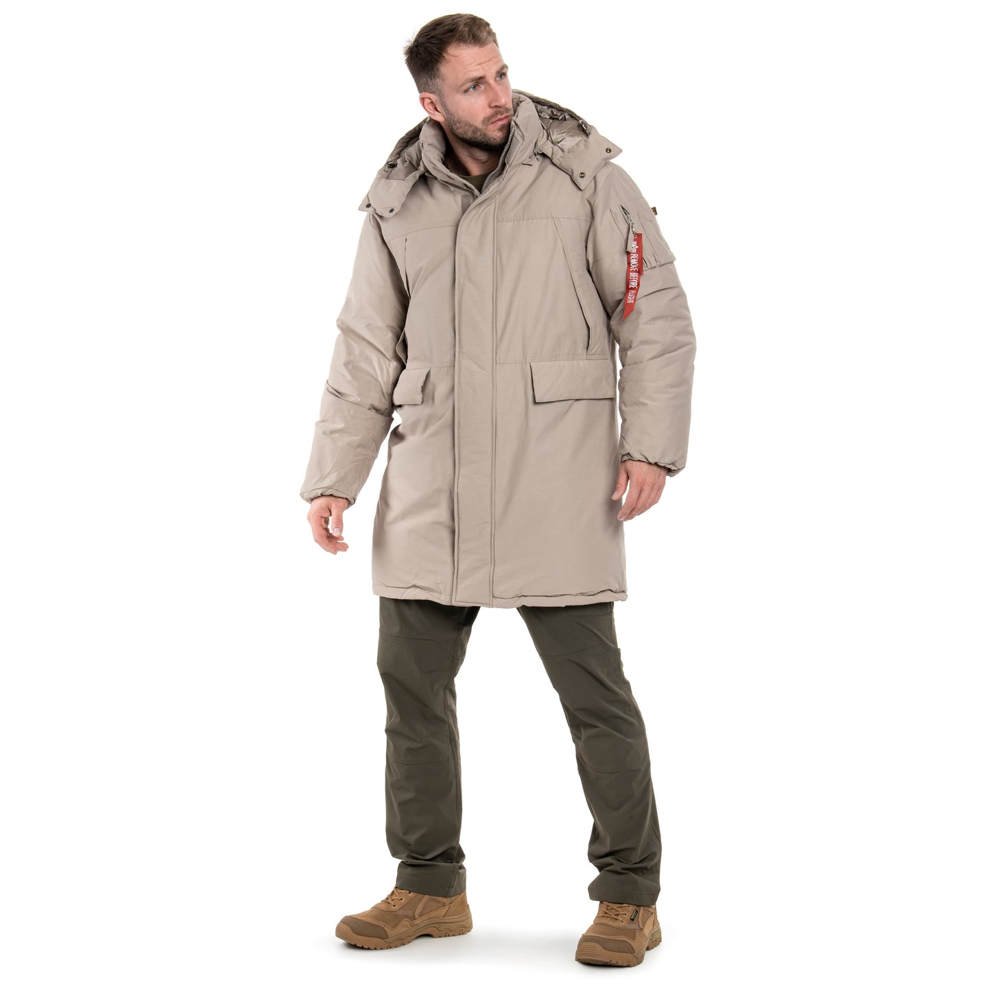 Kurtka Alpha Industries Puffer Parka - Vintage Sand