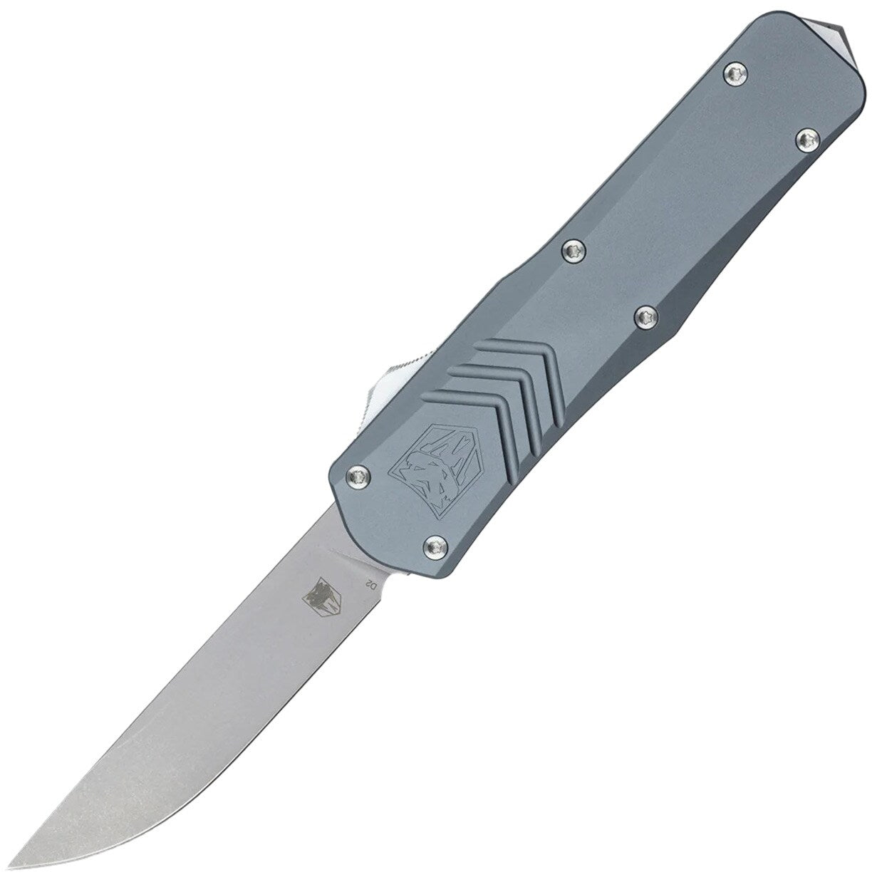 Nóż sprężynowy CobraTec Medium FS-X Gen.2 Drop-Point - Grey