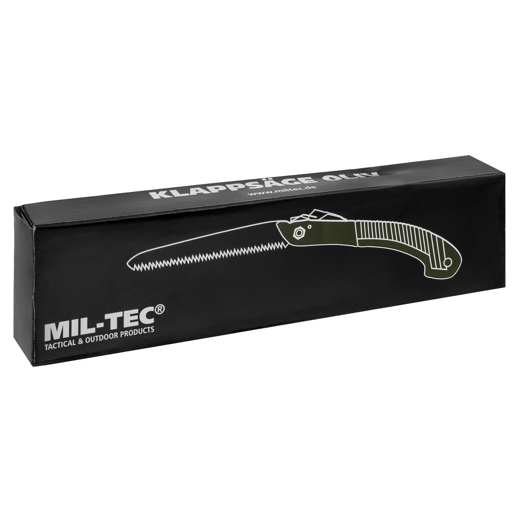 Piła składana Mil-Tec - Stal węglowa - Olive