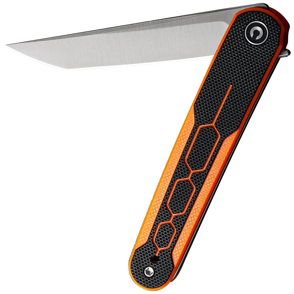 Nóż składany Civivi Kwaiq Nitro-V - Orange/Black G10/Satin