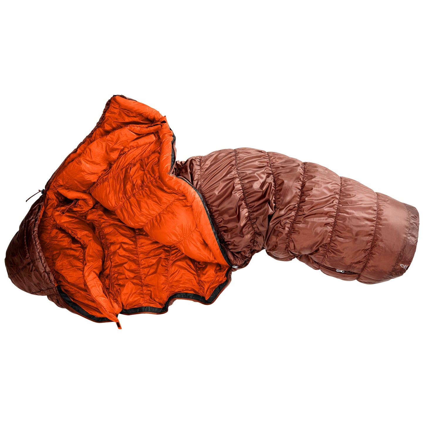 Śpiwór Deuter Exosphere -6 Extra Long - Umbra/Paprika