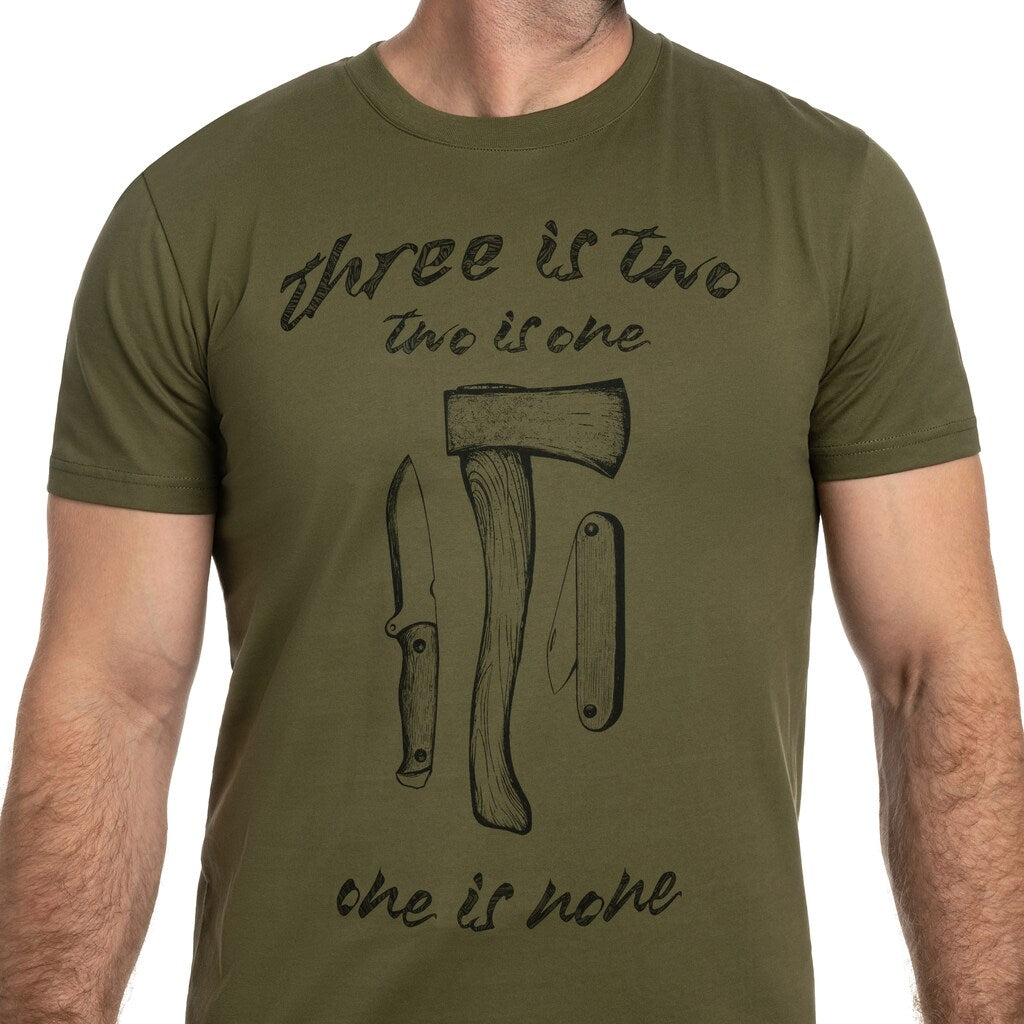 Koszulka T-Shirt Helikon One Is None - Olive Green