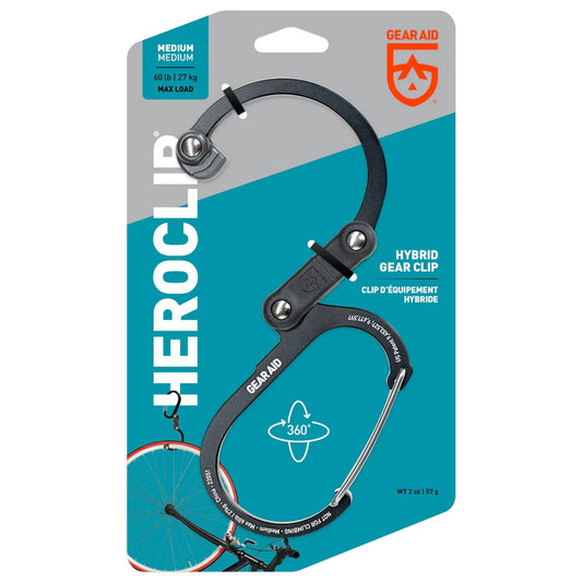 Karabińczyk Gear Aid Heroclip Medium - Stealth Black