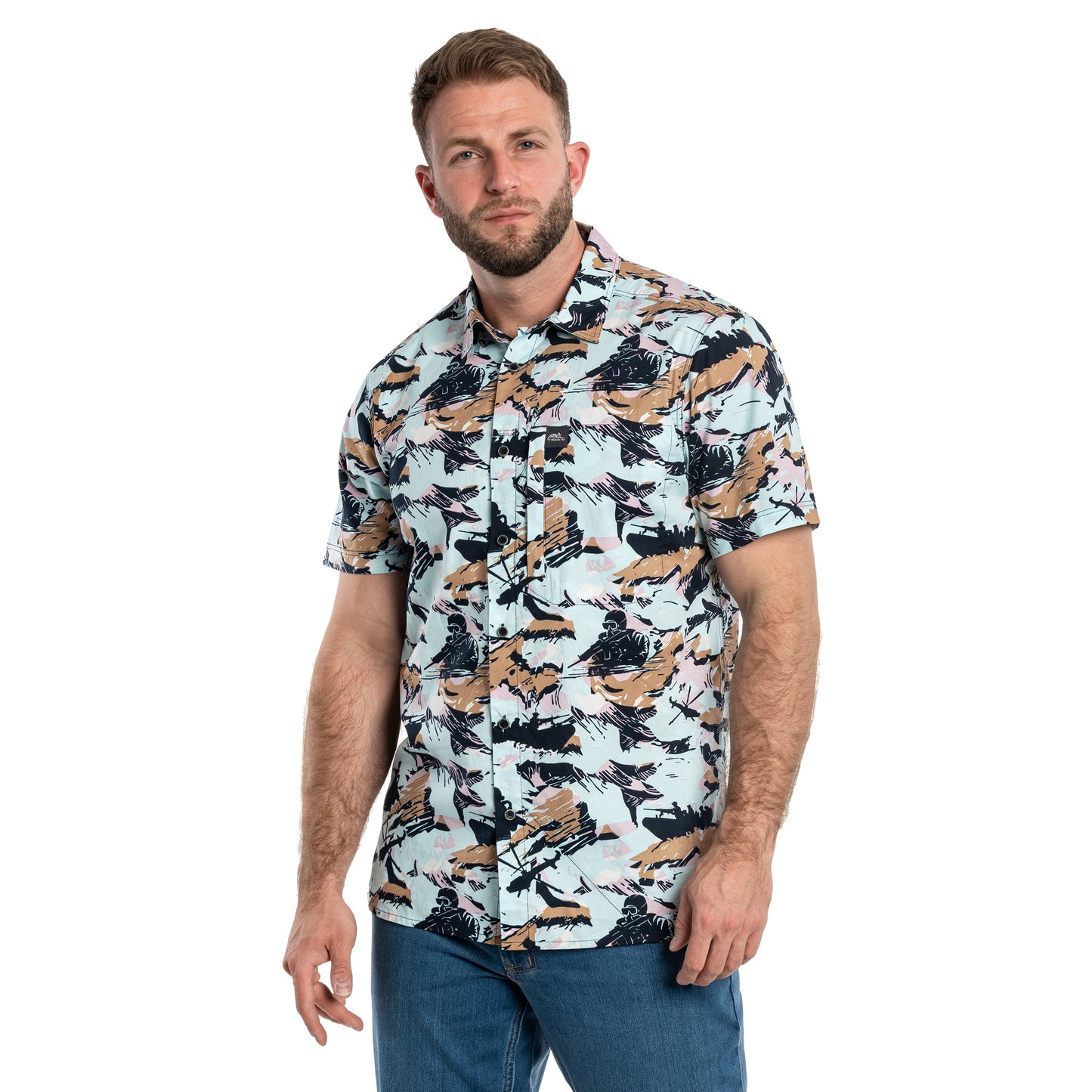 Koszula Helikon Tactical Hawaiian Short Sleeve - Pacific