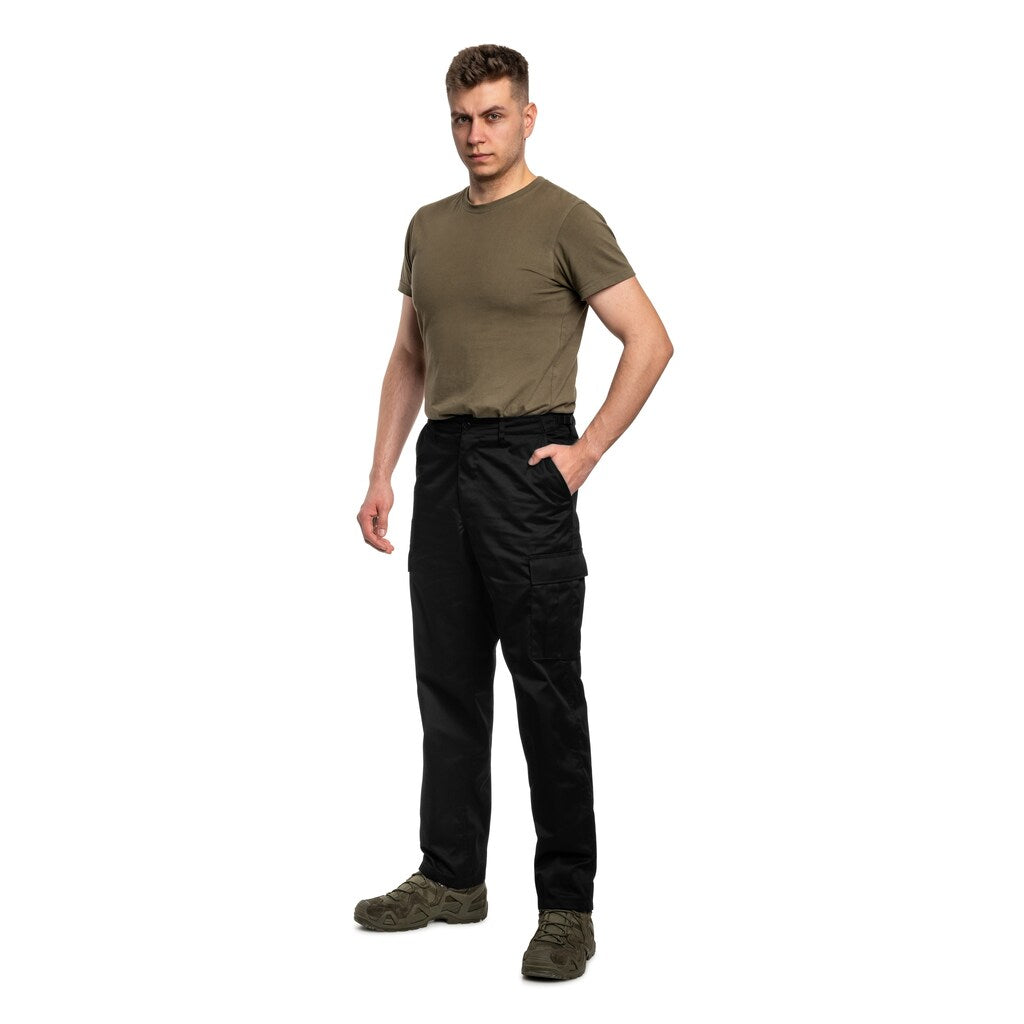Spodnie wojskowe MFH US Combat BDU - Black