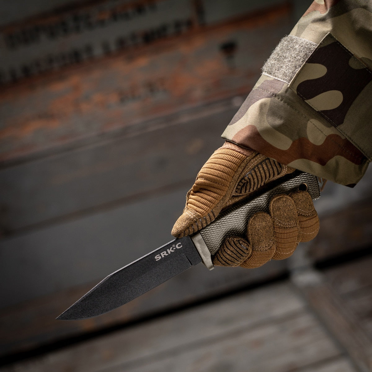 Nóż Cold Steel SRK Compact SK-5 - Dark Earth