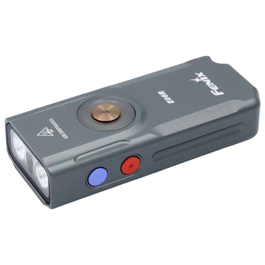 Latarka ze wskaźnikiem laserowym Fenix E06R UV Grey - 700 lumenów