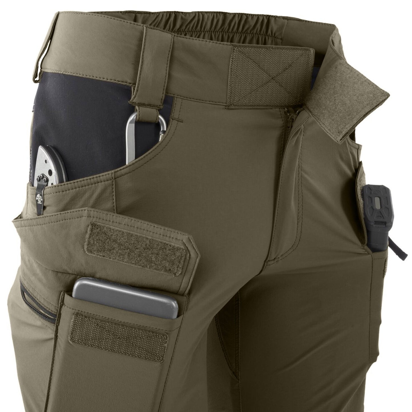 Szorty damskie Helikon OTP Nylon 8,5" - Taiga Green/Black