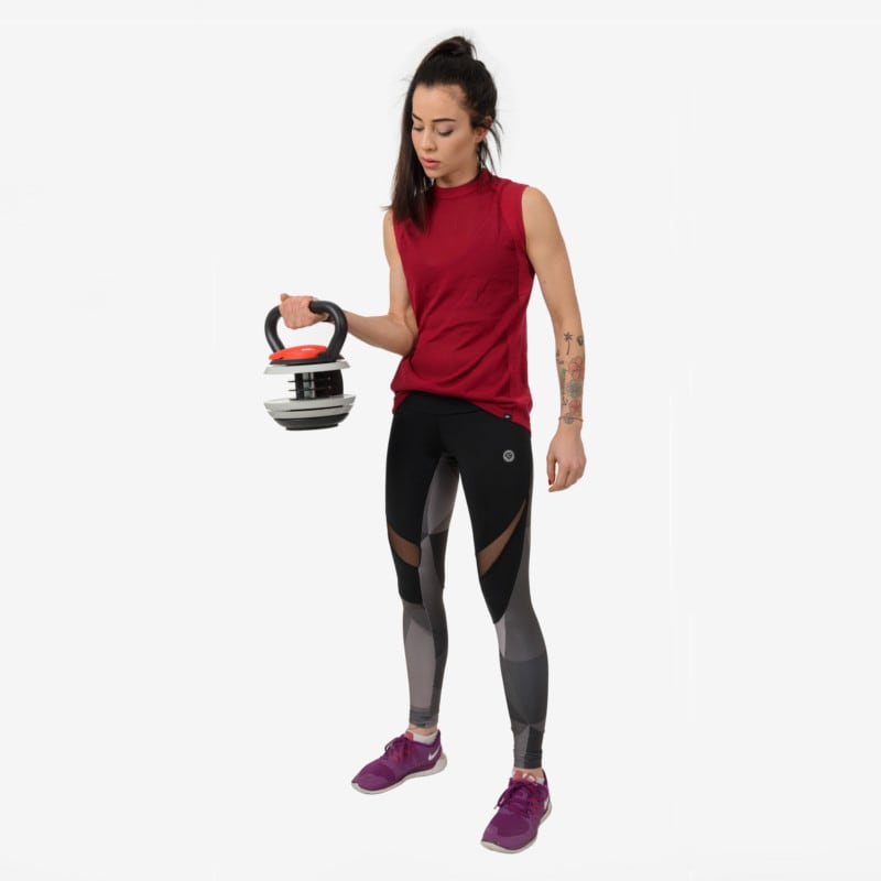 Kettlebell HMS z regulacją obciążenia KR40