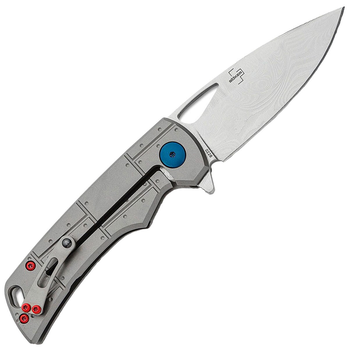 Nóż składany Boker Plus P-51 - Damast