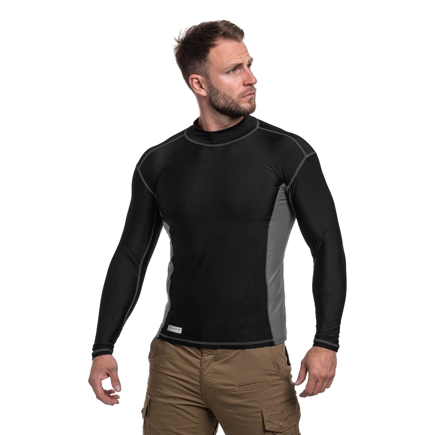 Koszulka termoaktywna Highlander Forces Pro Comp Long Sleeve - Black/Grey