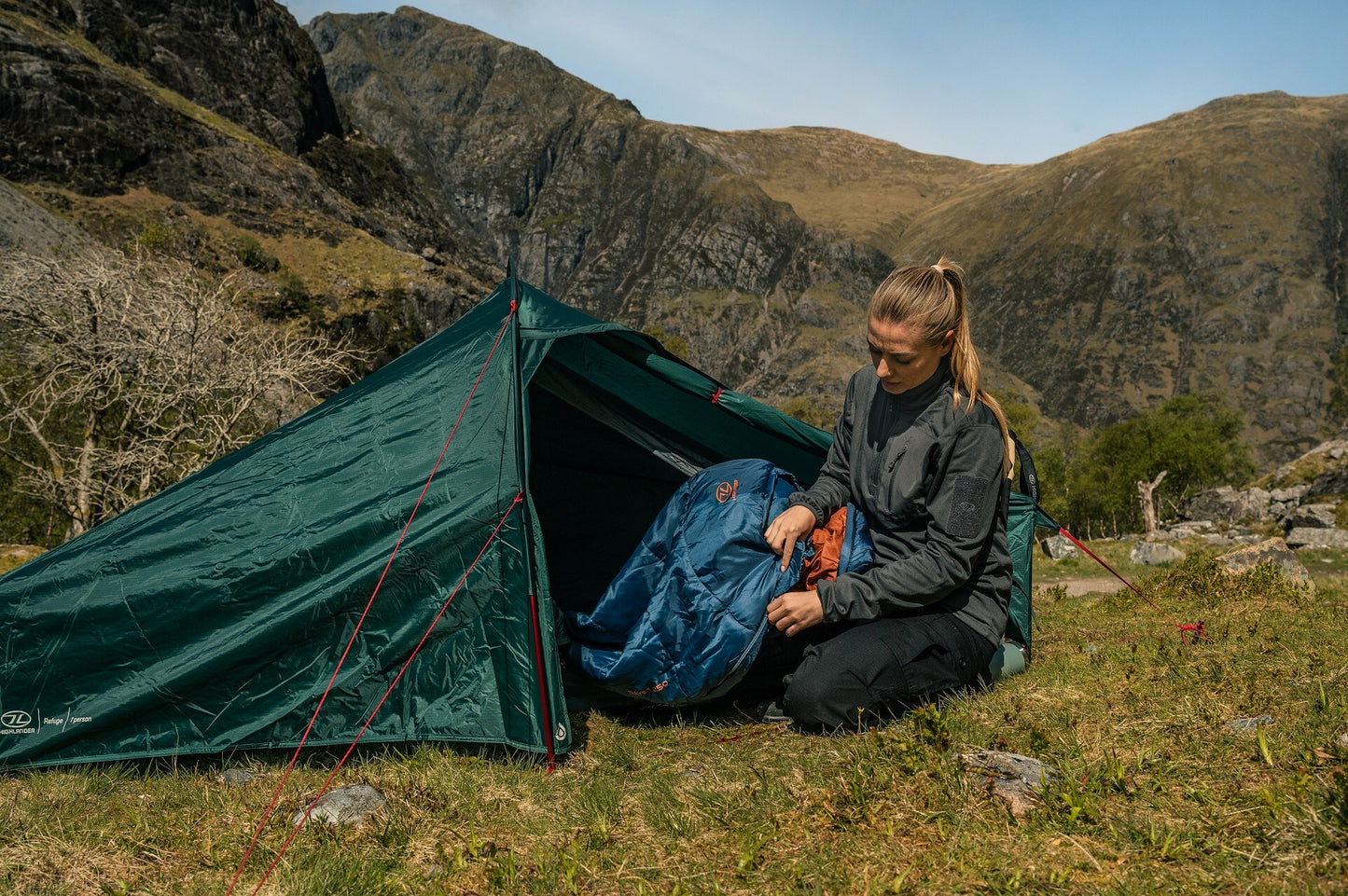 Śpiwór Highlander Outdoor Rayet 250 - Deep Blue