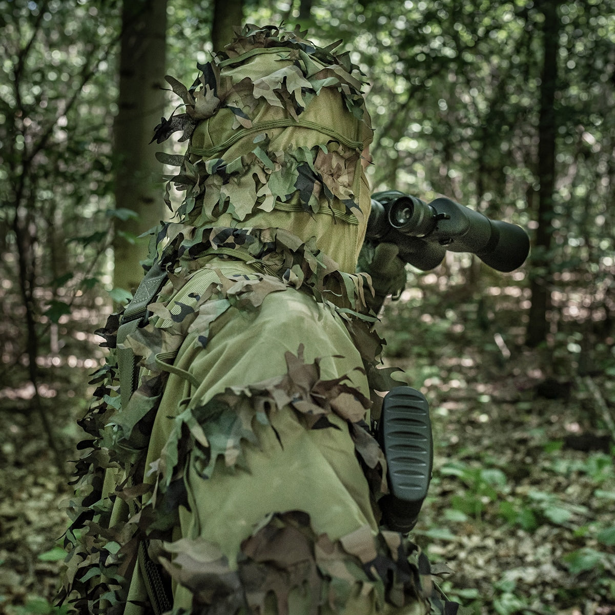 Strój maskujący Helikon Leaf Ghillie - US Woodland