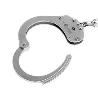 Kajdanki łańcuszkowe Alcyon Chain Steel Single Sided Double Lock - Srebrne