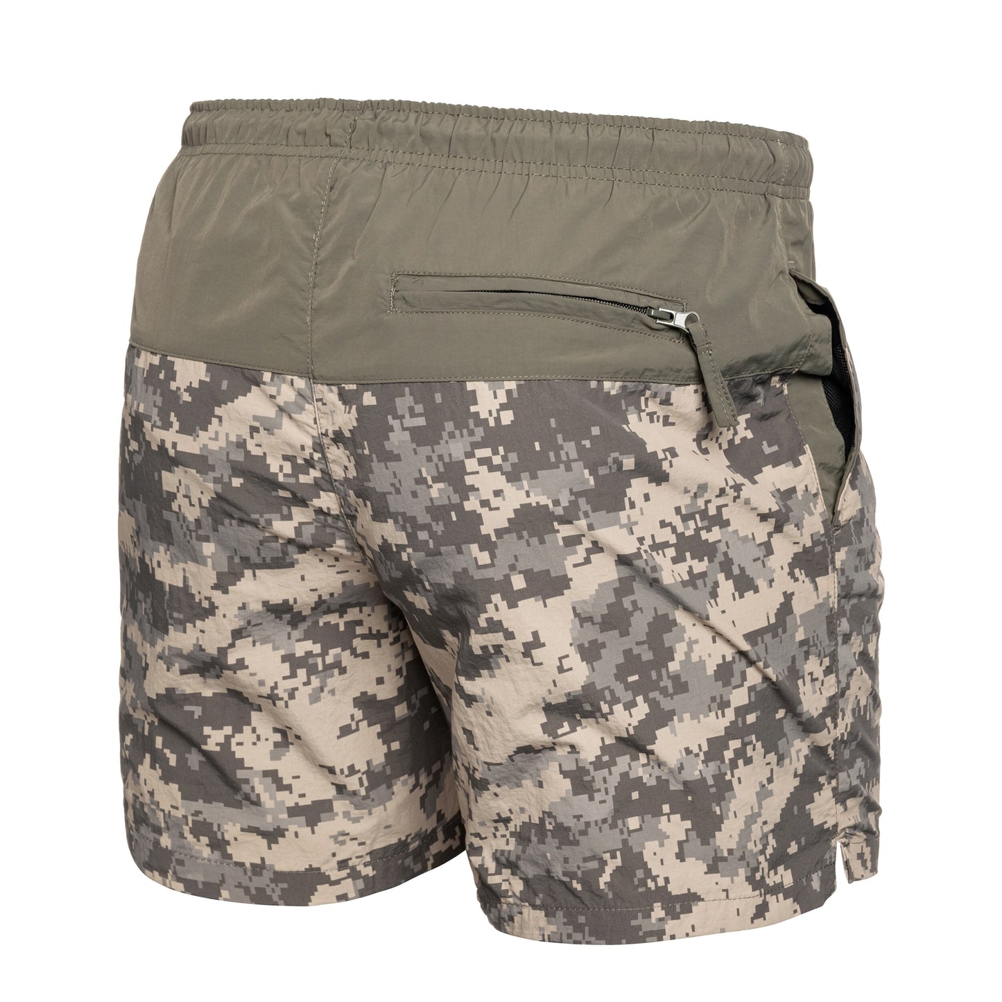 Szorty kąpielowe Brandit Swimshort Basic - Olive/AT-Digital