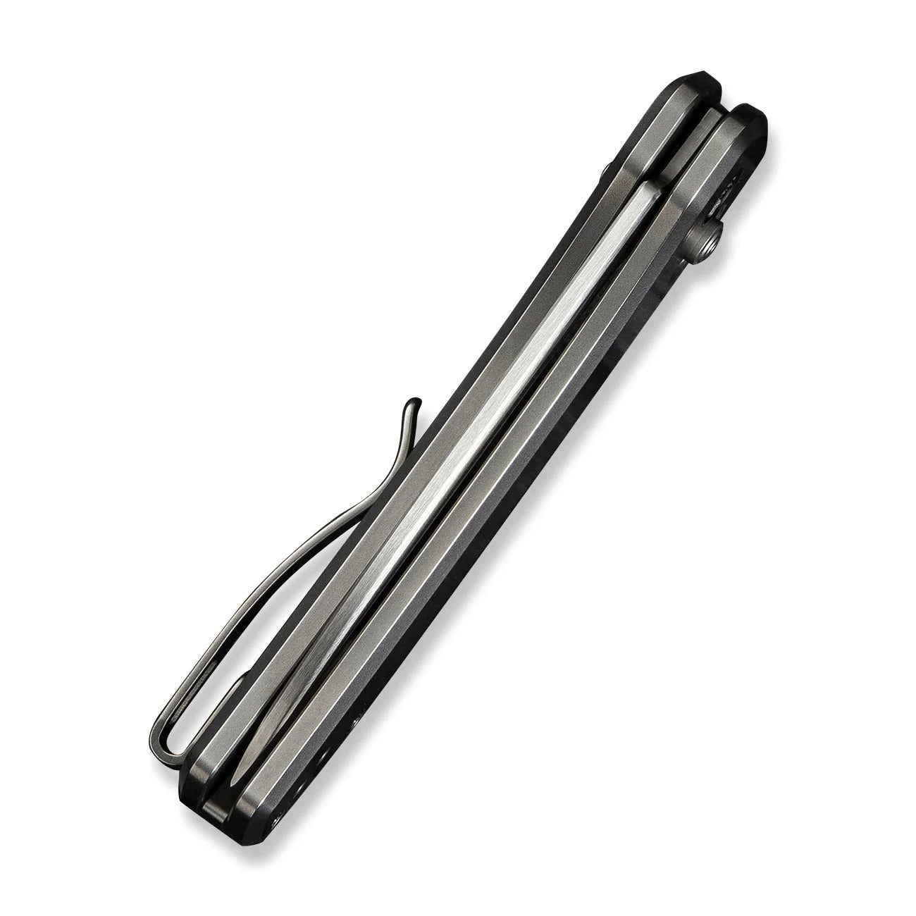 Nóż składany WE Knife Nightblade - Polished Bead Blasted Titanium