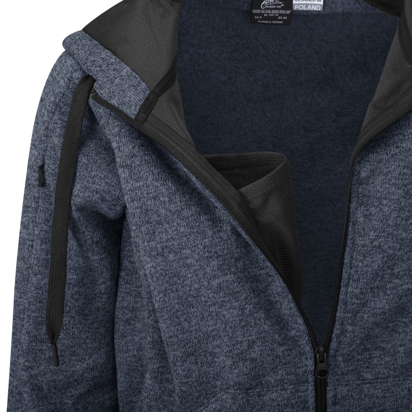 Bluza Helikon Covert Tactical Hoodie - Blue Melange