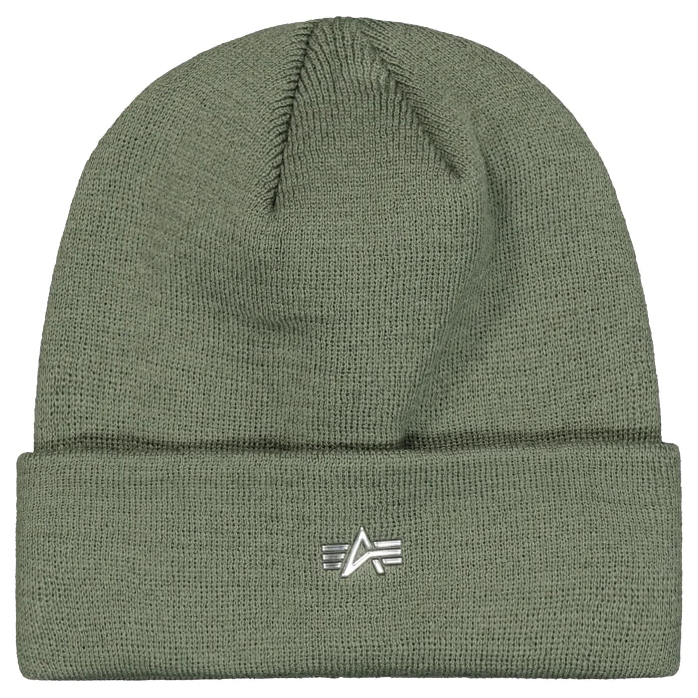 Czapka Alpha Industries Metal Logo Beanie - Sage Green