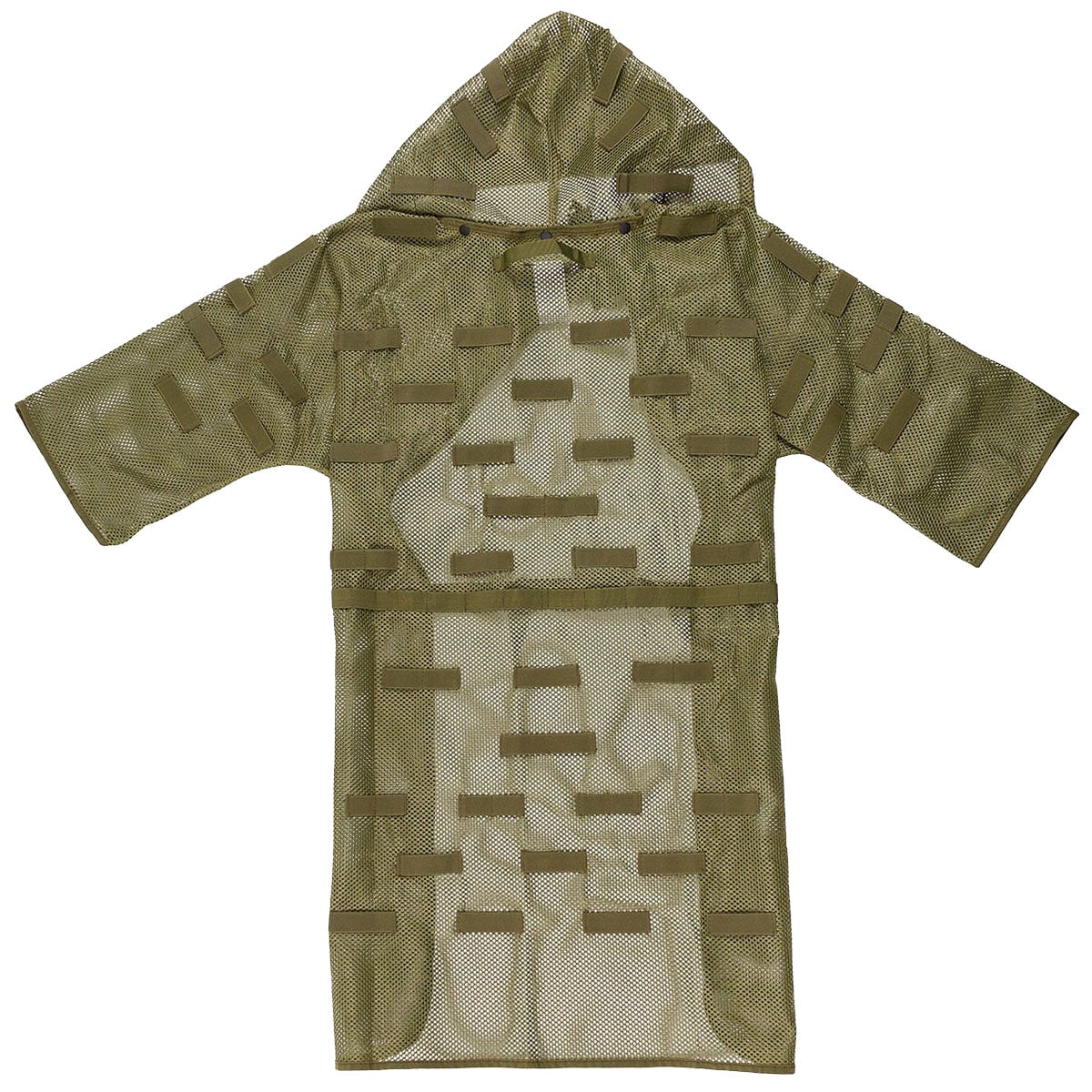 Strój maskujący MFH Mesh Coat z pętlami - Olive