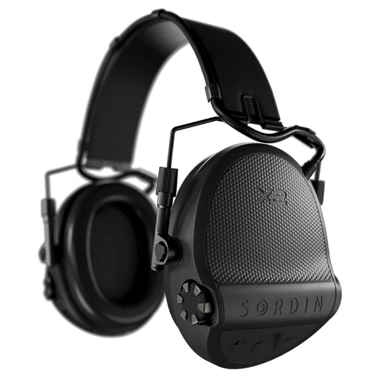 Ochronniki słuchu aktywne Sordin Supreme X2 Gel Headband - Black
