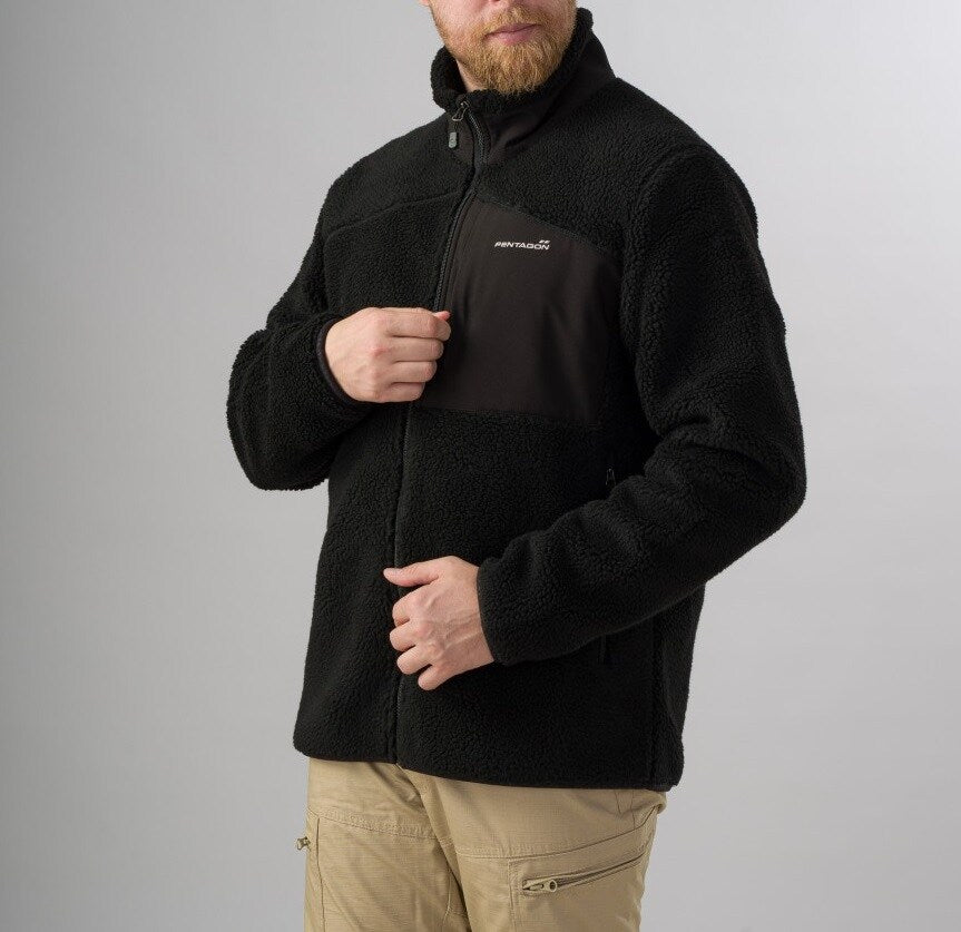 Polar Pentagon Summit Sherpa Fleece - Black