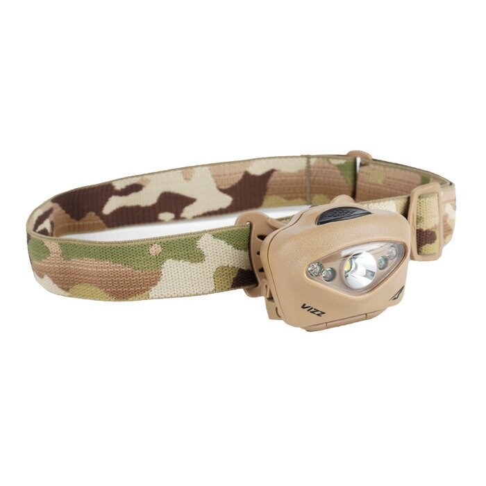 Latarka czołowa Princeton Tec VIZZ TAC MPLS - Tan/MultiCam - 350 lumenów