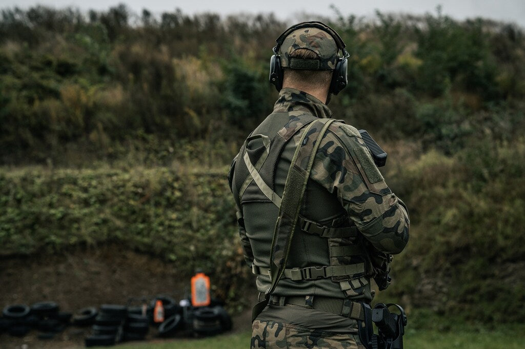 Kamizelka taktyczna Helikon Guardian Recce Chest Rig - wz.93 Pantera PL Woodland