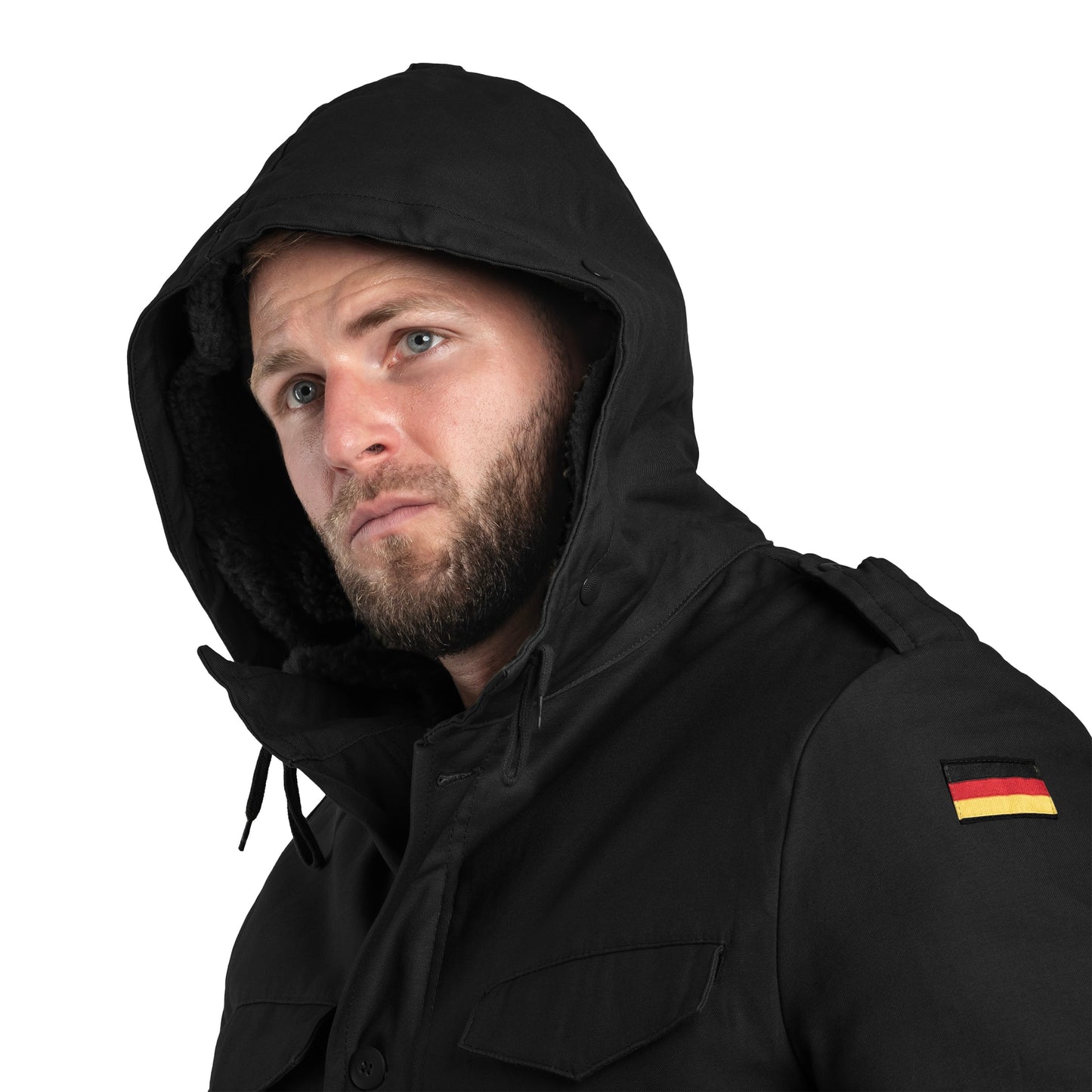 Kurtka Brandit BW Parka Flag - Black