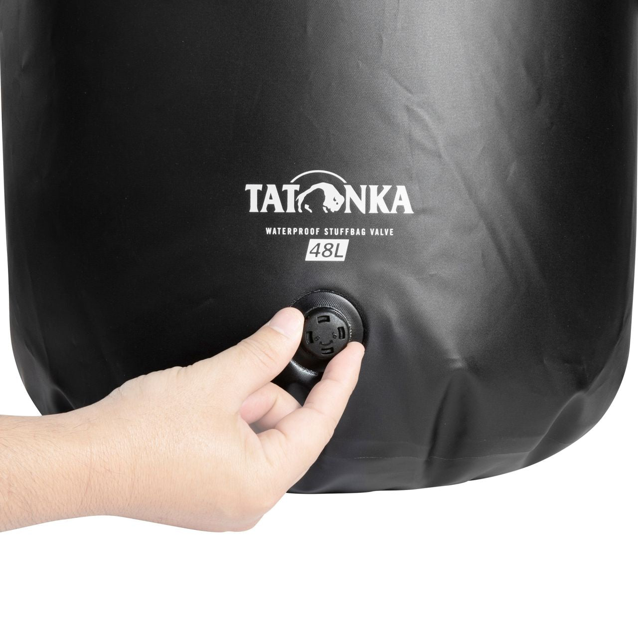 Worek wodoodporny Tatonka WP Stuffbag Valve 48 l - Black