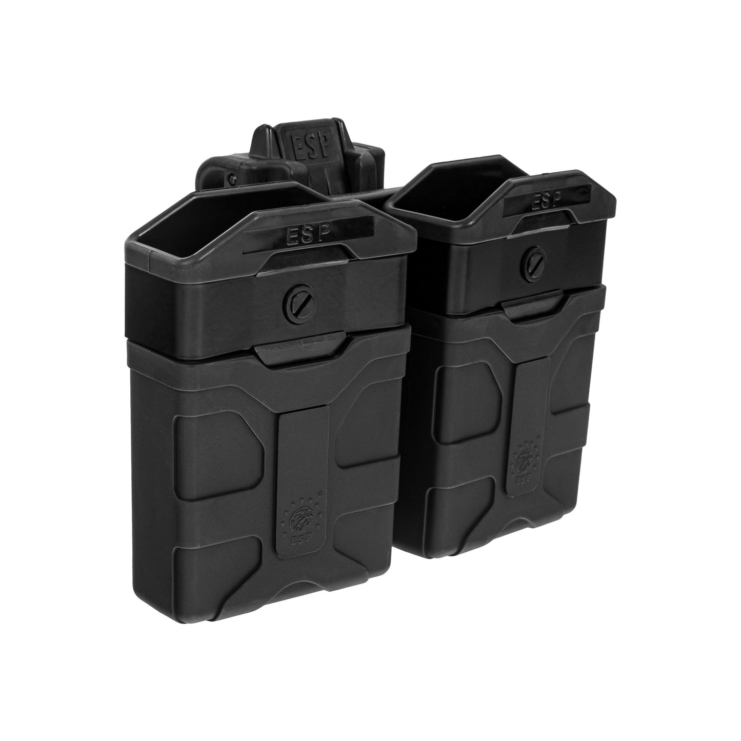 Podwójna ładownica obrotowa ESP z montażem UBC-08 na magazynki AR-15 - Black