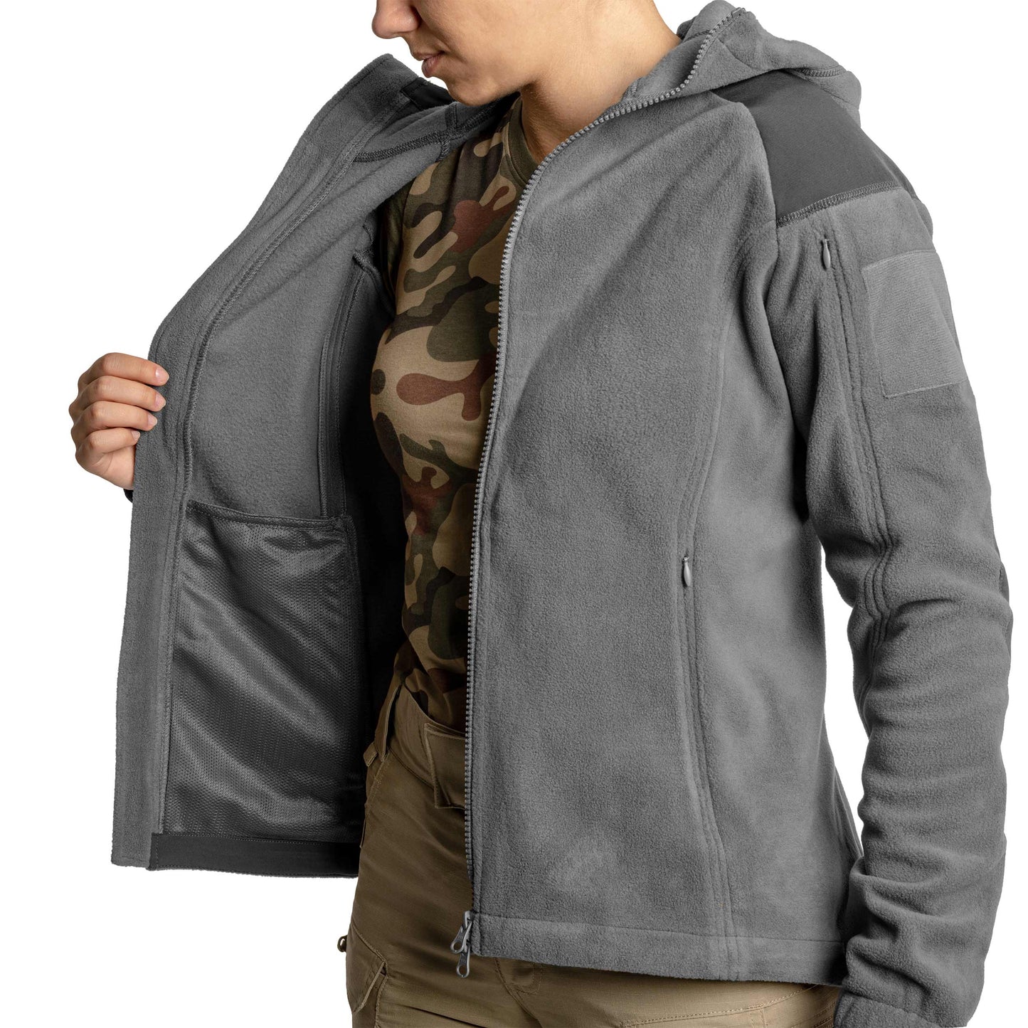 Polar damski Helikon Cumulus Heavy Fleece - Shadow Grey