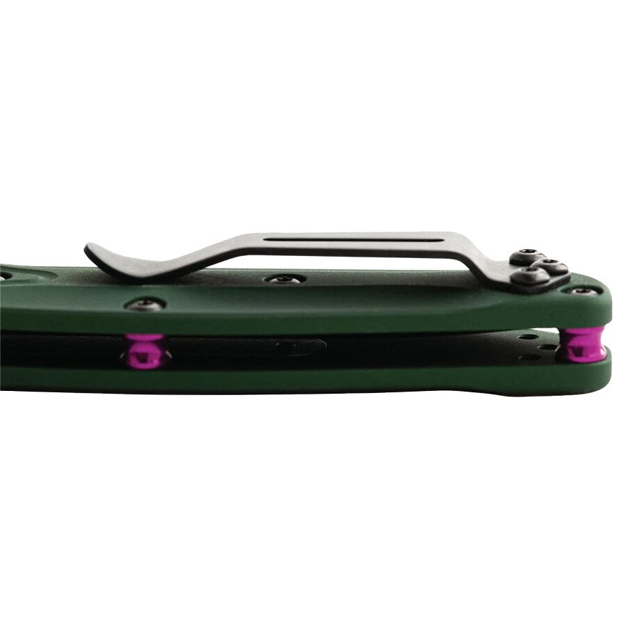 Nóż składany Benchmade Mini Osborne CPM-S30V - Green Aluminium