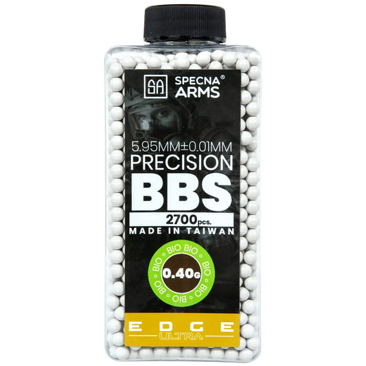 Kulki precyzyjne ASG Specna Arms EDGE Ultra Bio 0,40 g 2700 szt. - Białe
