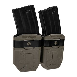 Podwójna ładownica obrotowa ESP z montażem UBC-02 na magazynki AK - Olive Drab