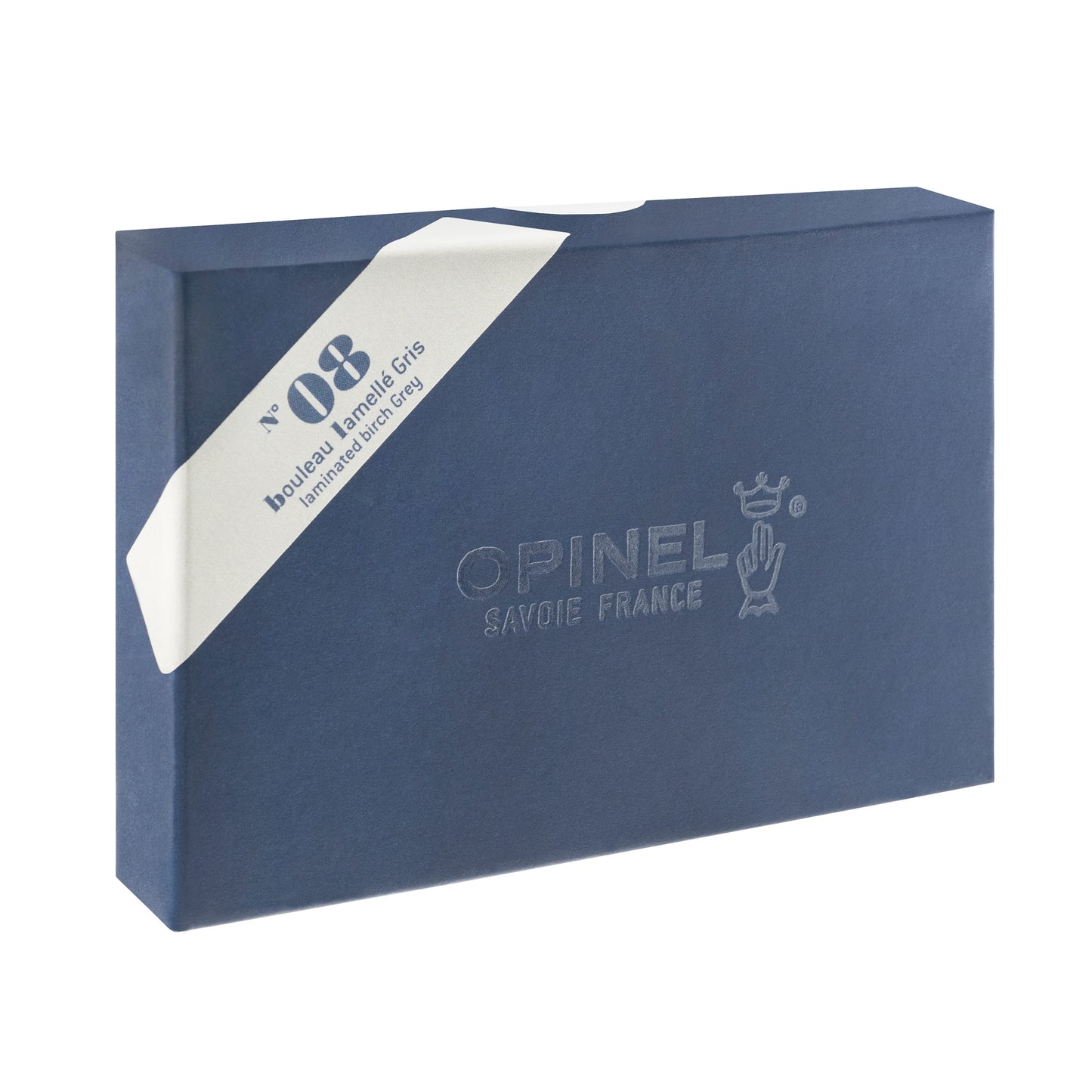 Nóż składany Opinel No.8 Laminated Inox - Grey Natural