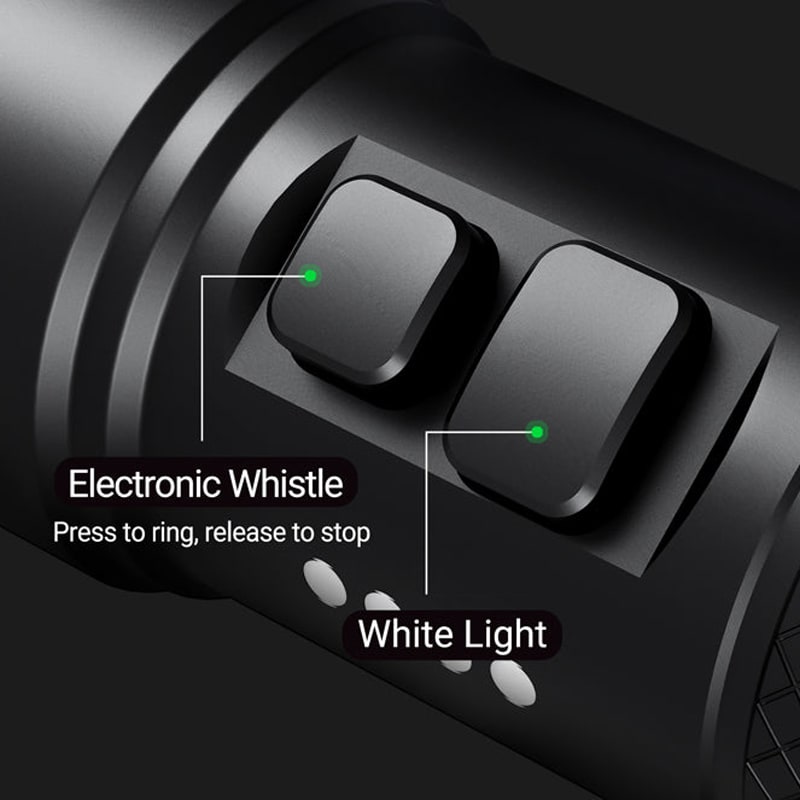 Latarka Nextorch P86 z gwizdkiem 120 dB - 1600 lumenów