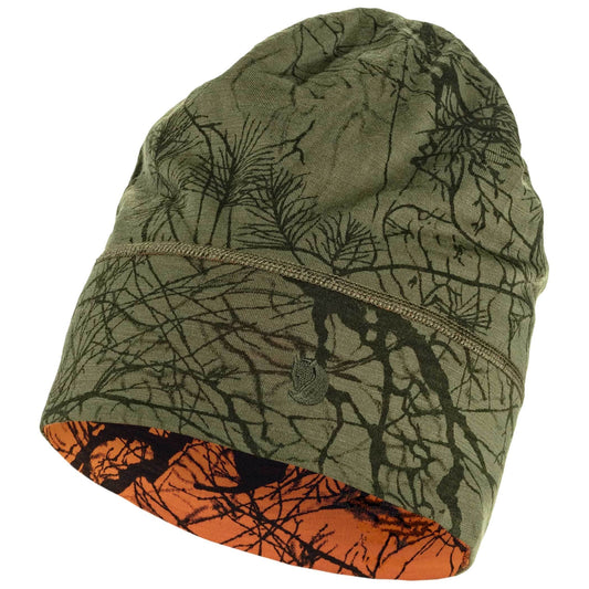 Czapka Fjallraven Lappland Beanie - Green Camo/Orange Multi Camo