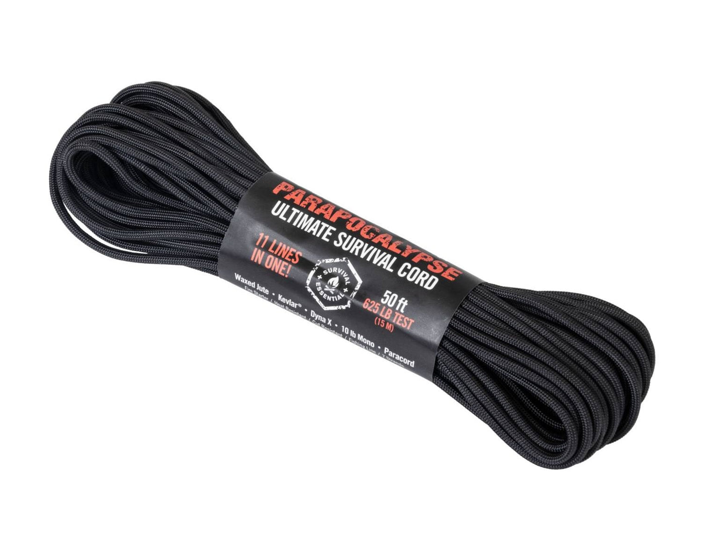 Linka Atwood Rope MFG 625 Parapocalypse 15 m - czarna