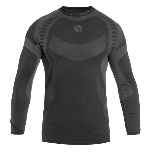 Koszulka termoaktywna z długim rękawem Sesto Senso Thermo Active - Graphit/Black