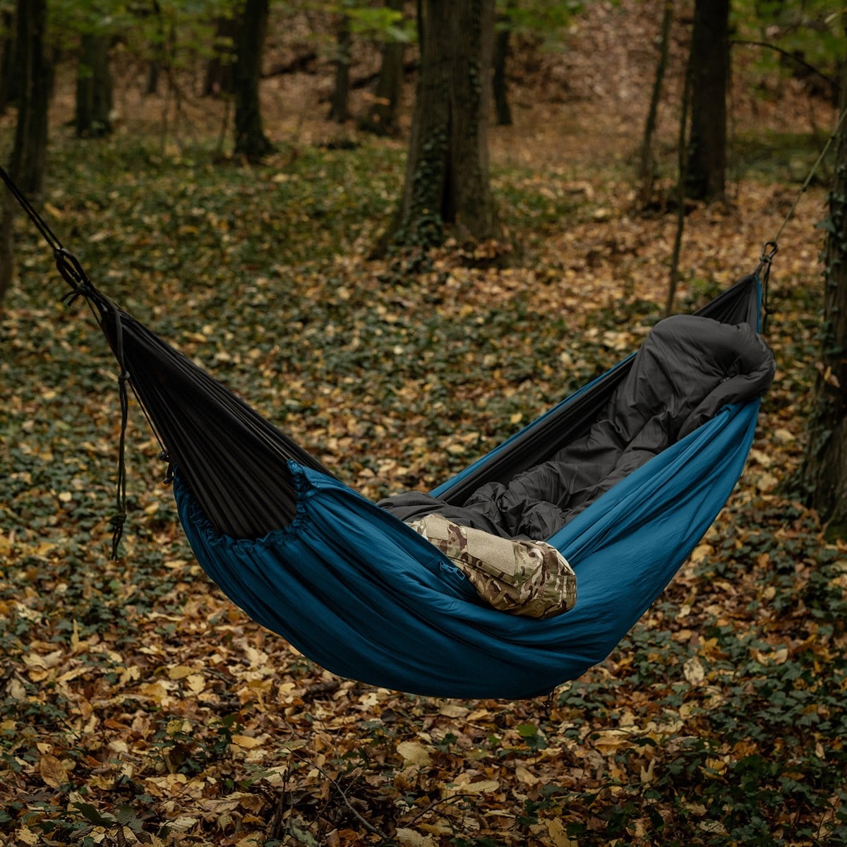 Ponczo Helikon Swagman Roll Climashield Apex z funkcją śpiwora - Aqua Blue