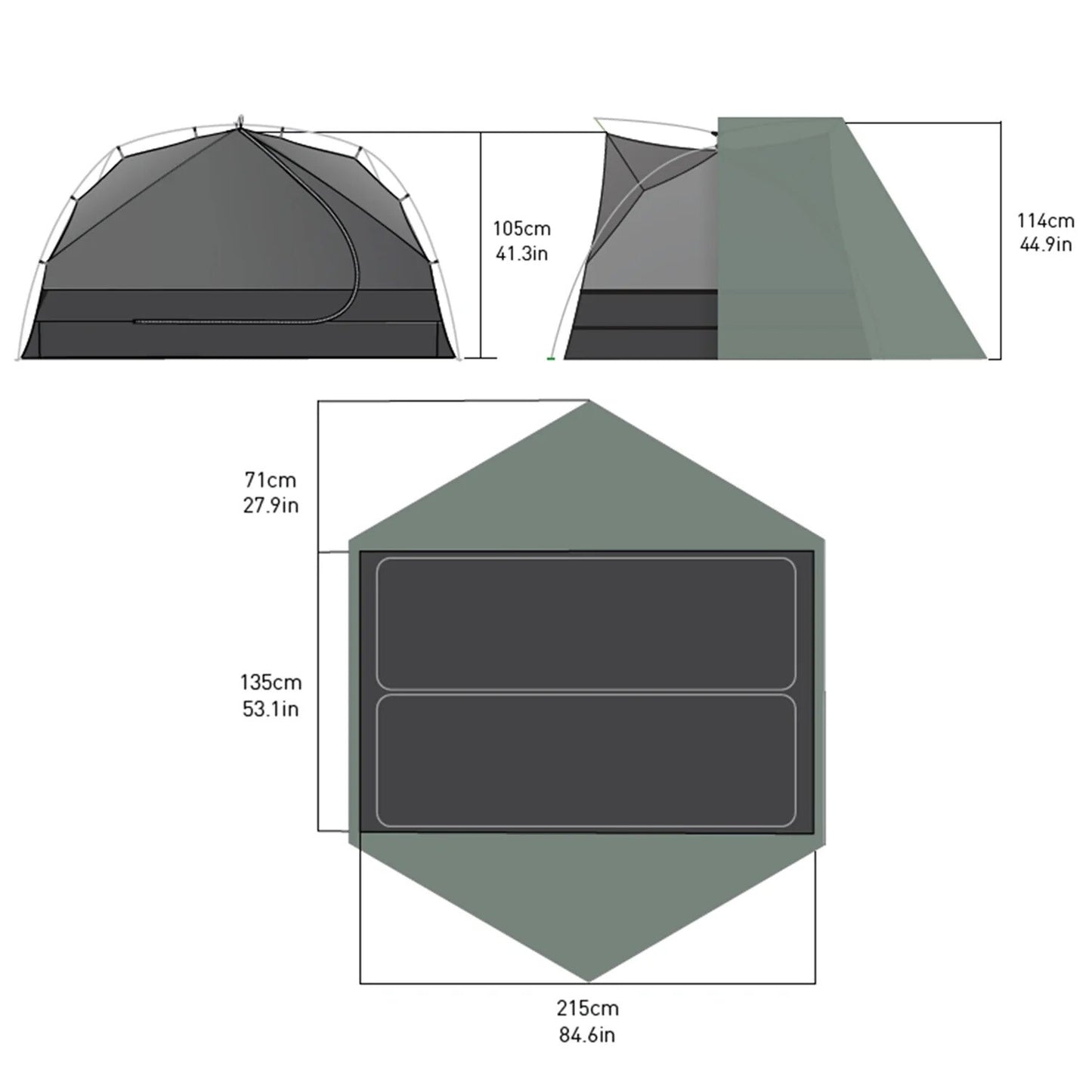 Namiot 2-osobowy Sea To Summit Ikos Lightweight Tent TR2