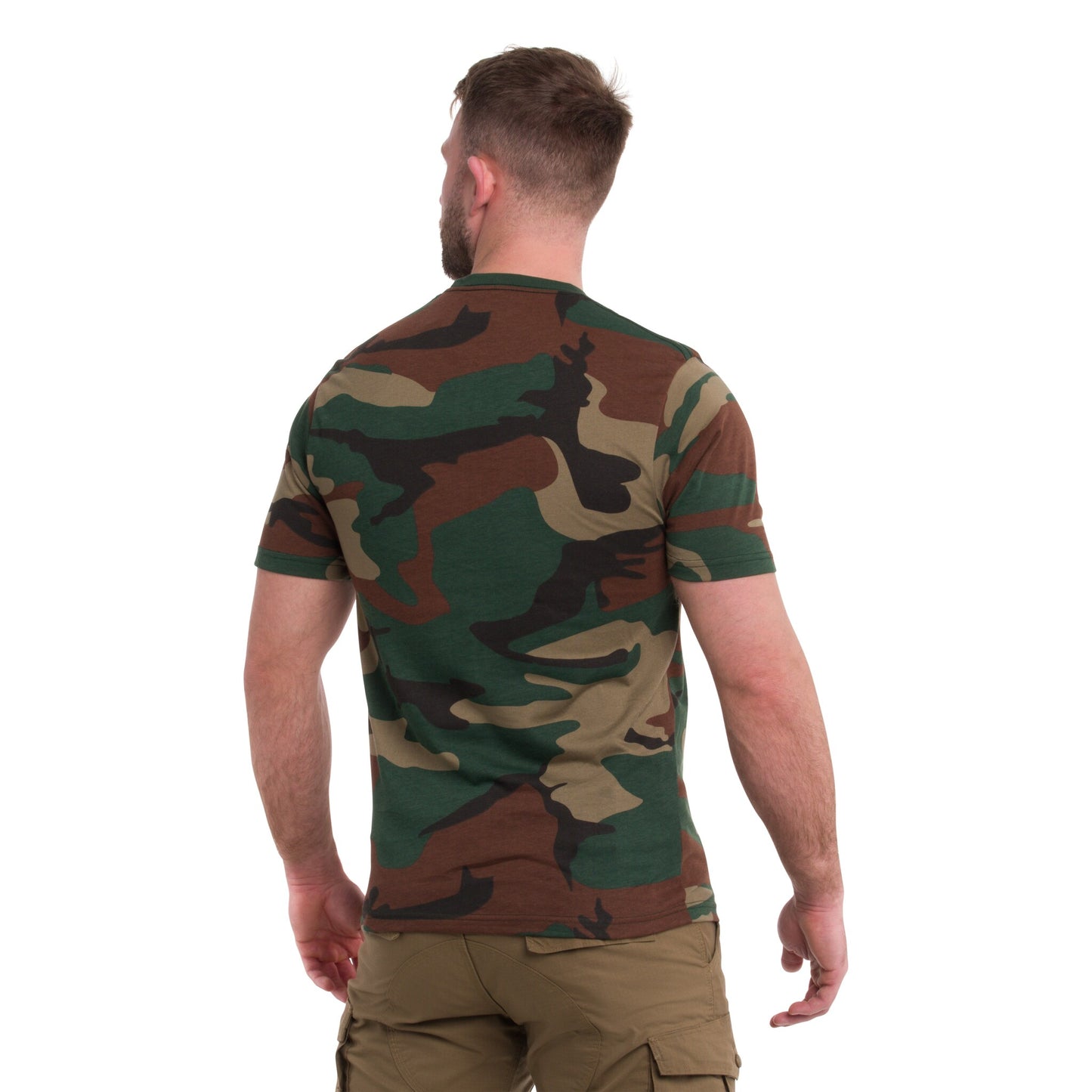 Koszulka T-shirt MFH Streetstyle - Woodland
